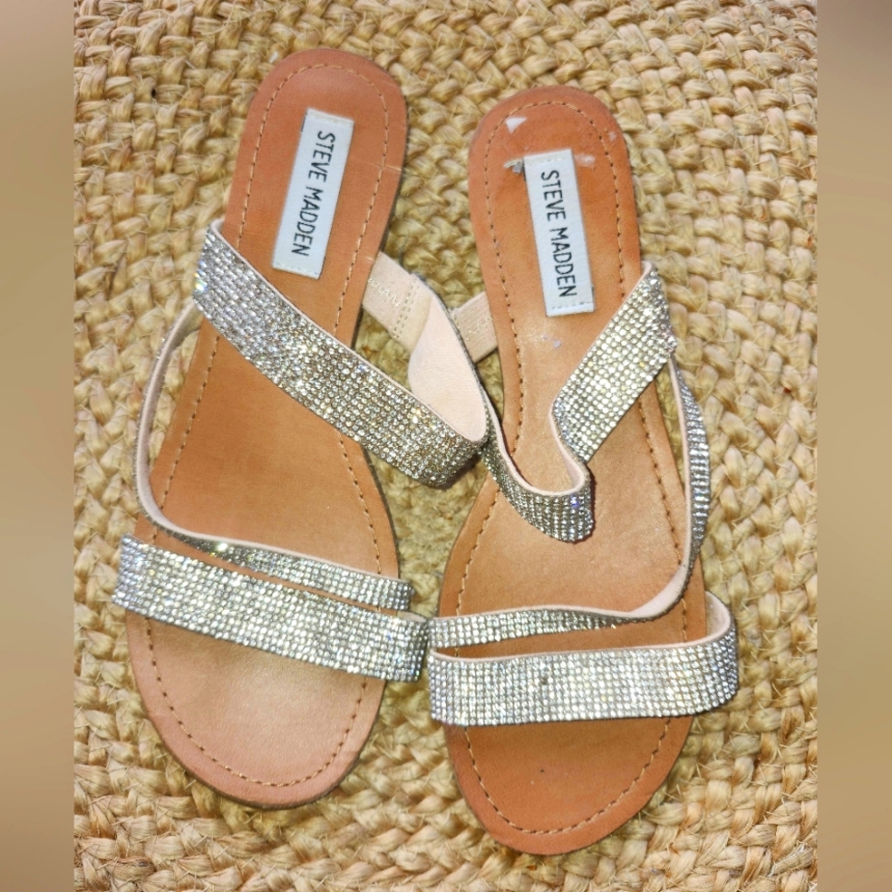 Steve Madden Lorie Rhinestone Sandals